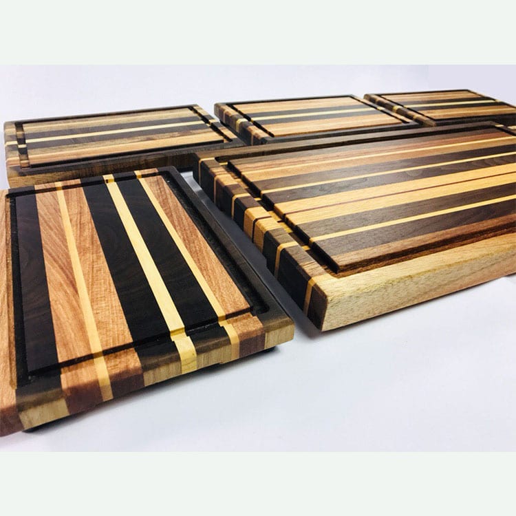 Cutting Board Wood Set 2 Tone